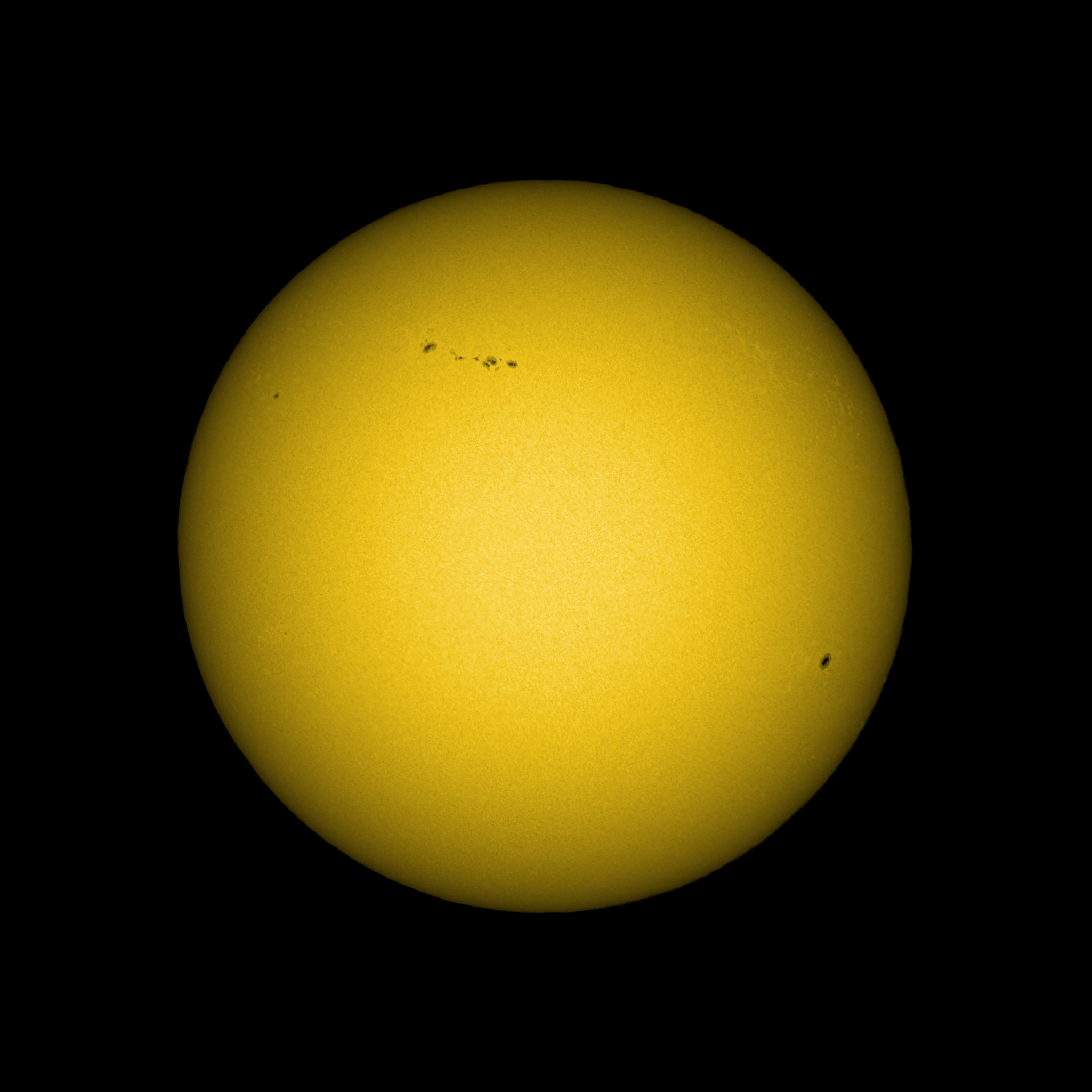 Die Sonne am 13.3.2022