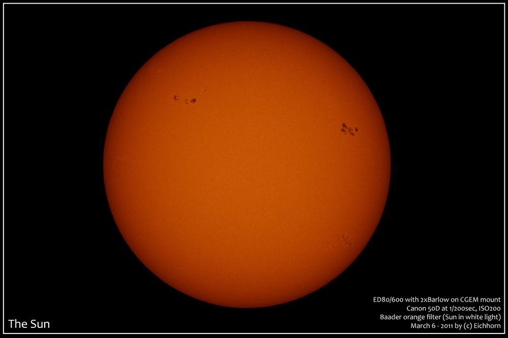 Die Sonne im Weißlicht