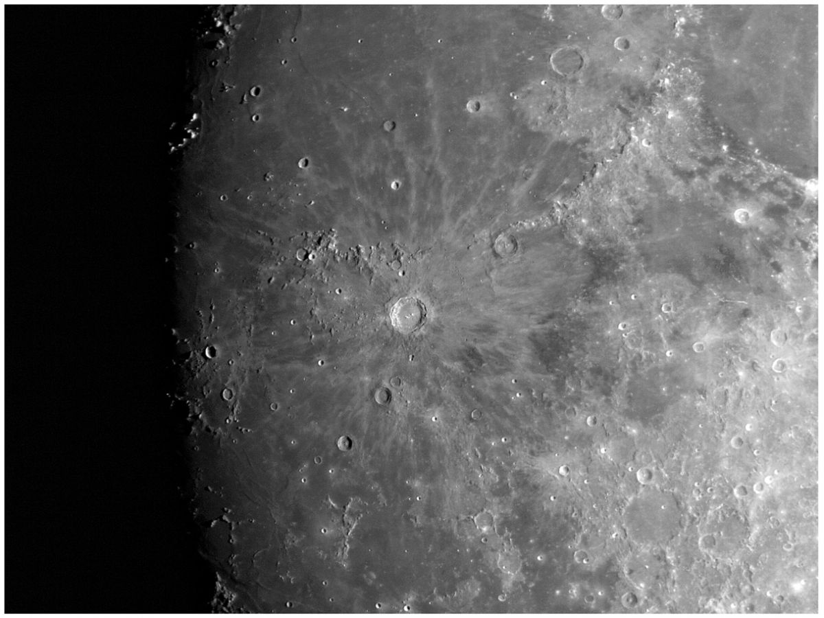 Die Umgebung des Kraters Copernicus