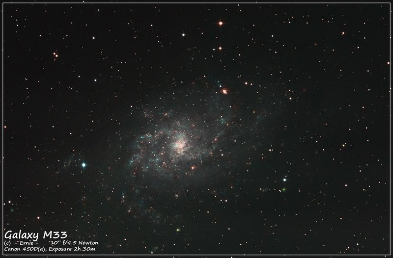 DSLR an 10" f/4,5 - M33