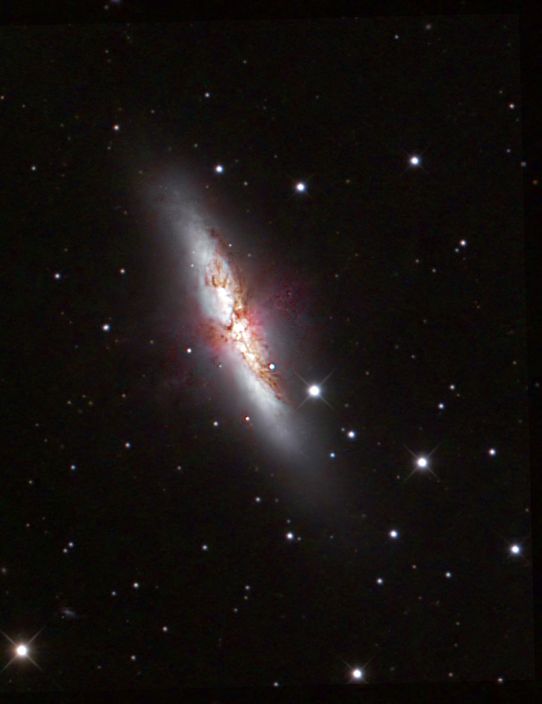 Erstes gemeinsames Bild von M82
