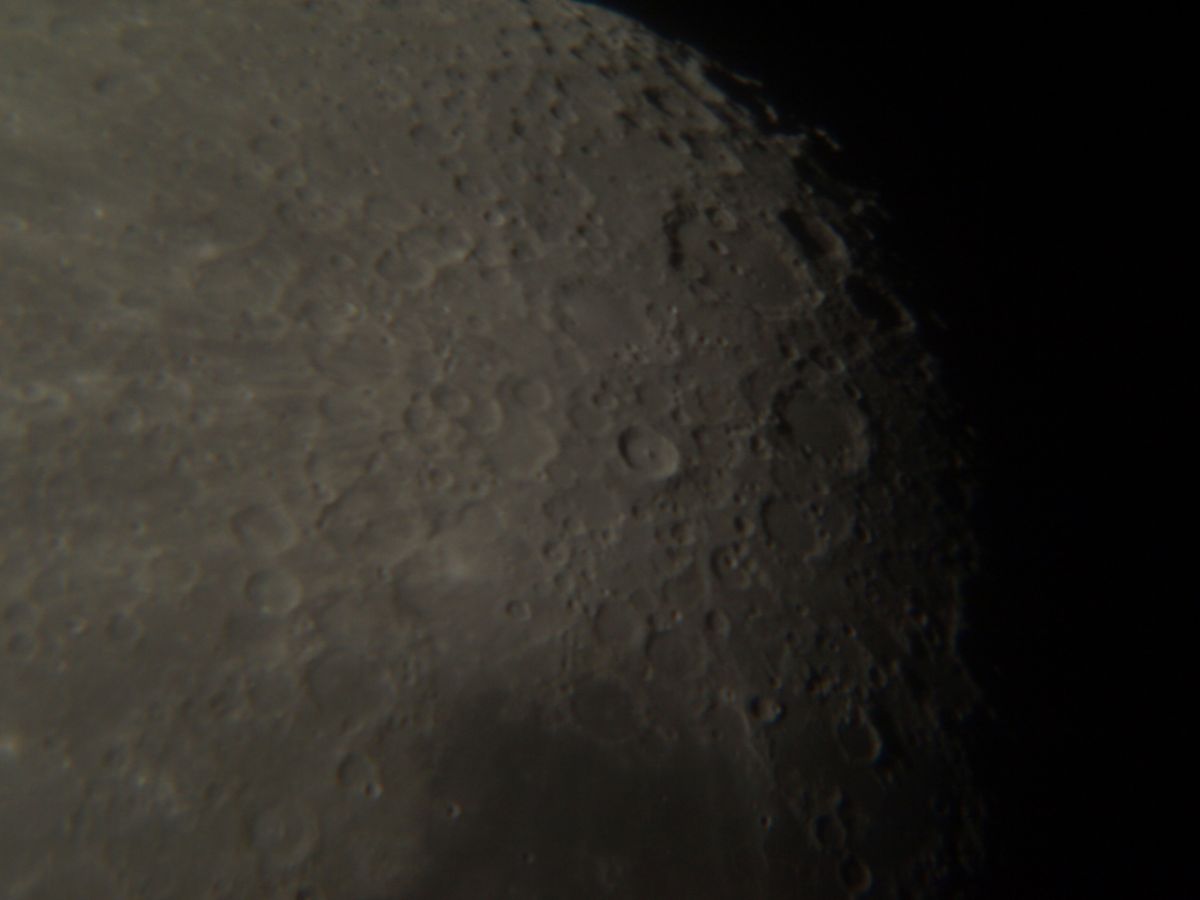 Erstes Mondfoto 6" Newton