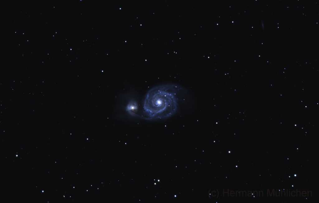 First Light M 51