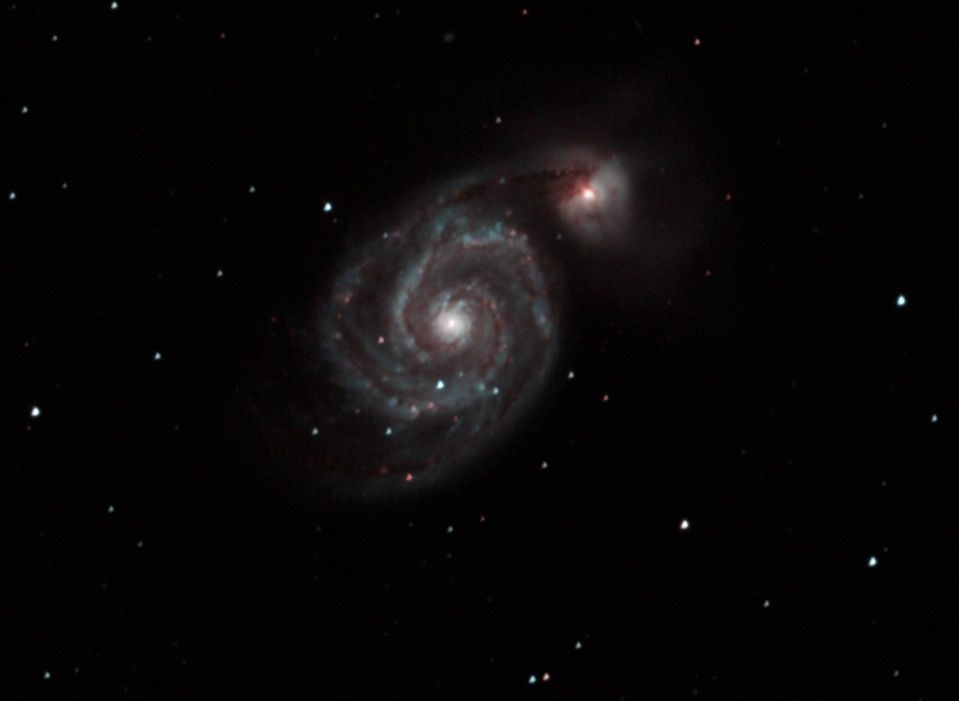 Firstlight an M51