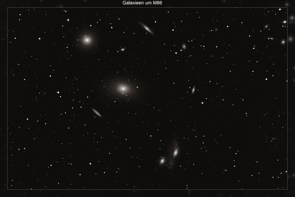 Galaxieen um M86