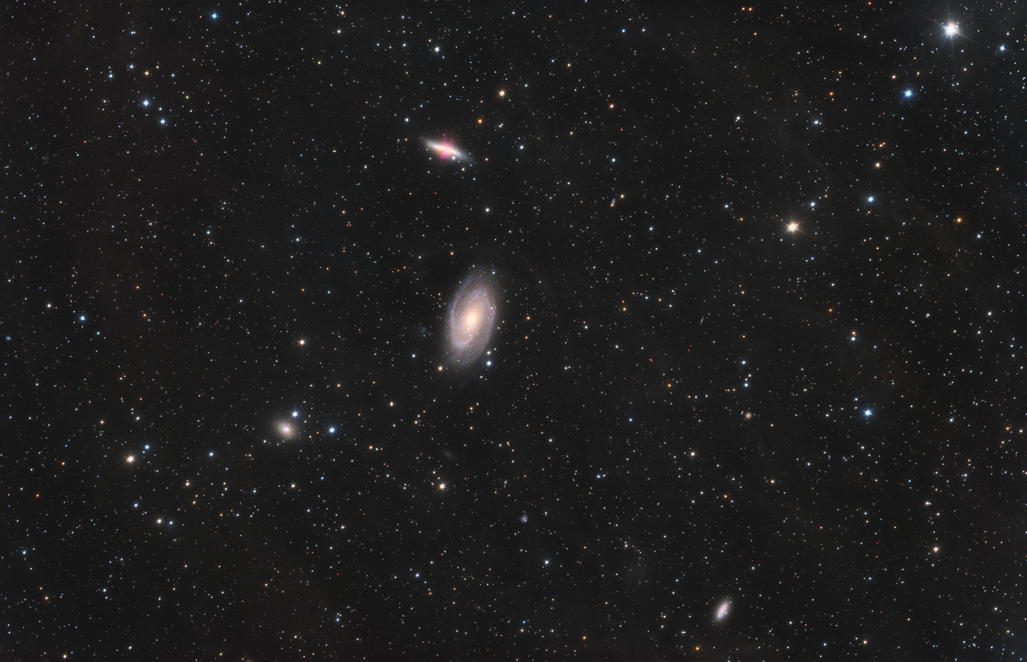 Galaxiengruppe um M81