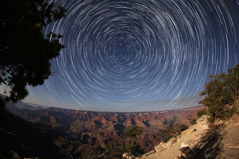 Grand Canyon Strichspuren