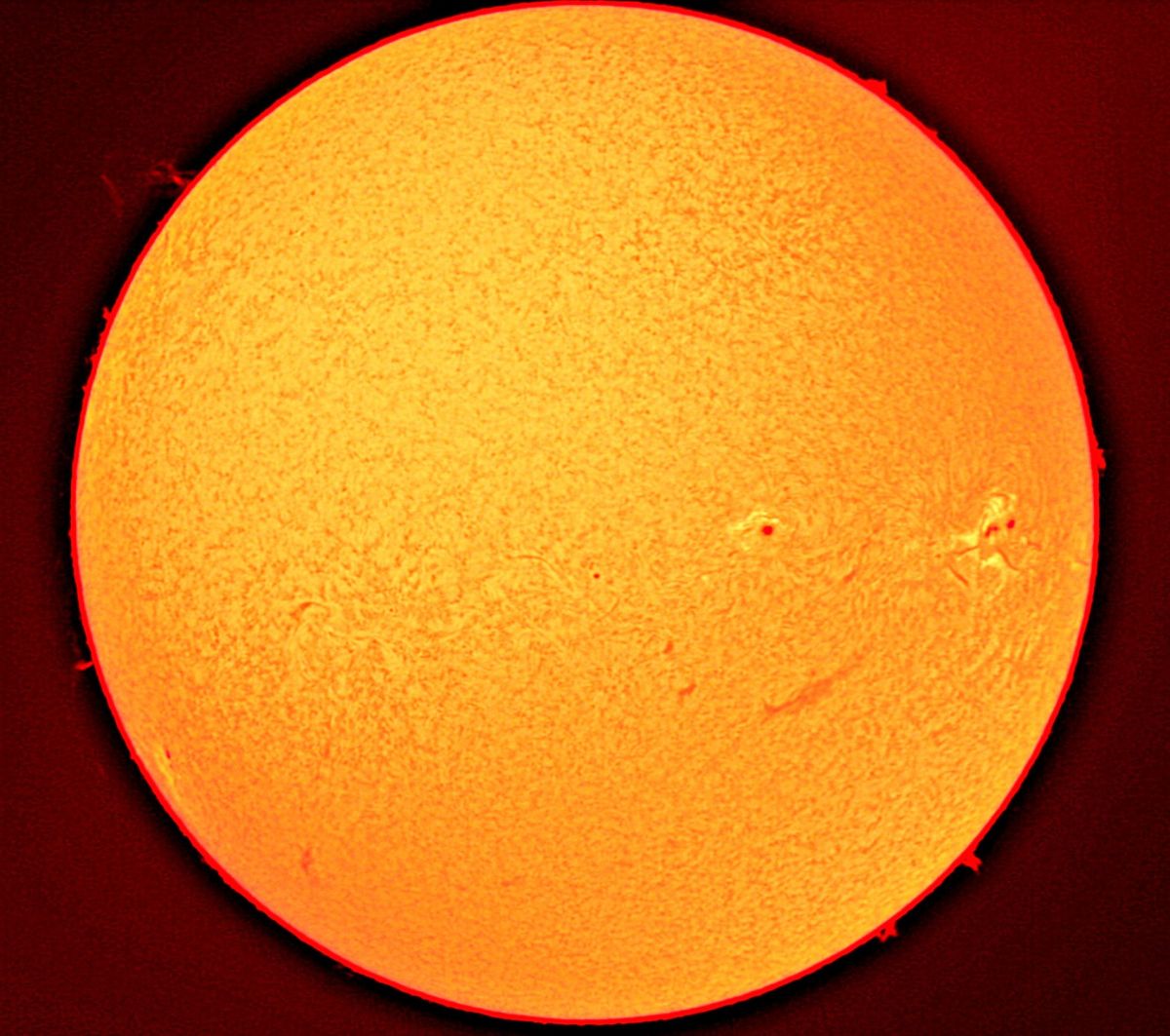H-Alpha Sonne 2.10.