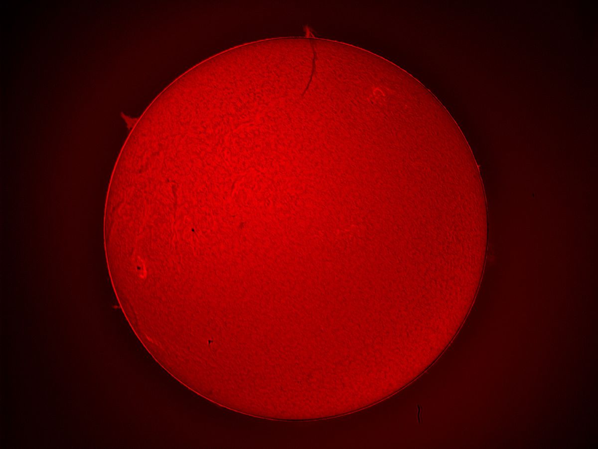 H-Alpha-Sonne mit Lumix G3