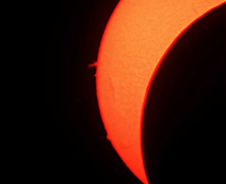 H-Alpha Sonnenfinsternis