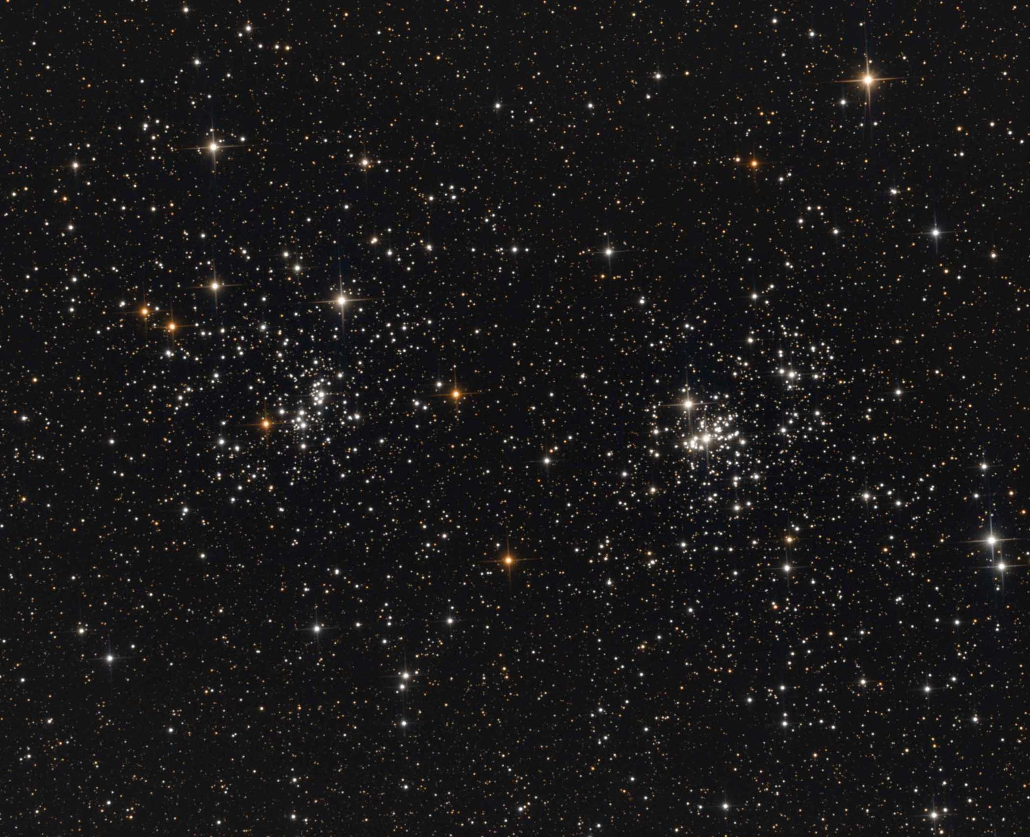 h Persei (NGC 869) und Chi Persei (NGC 884)