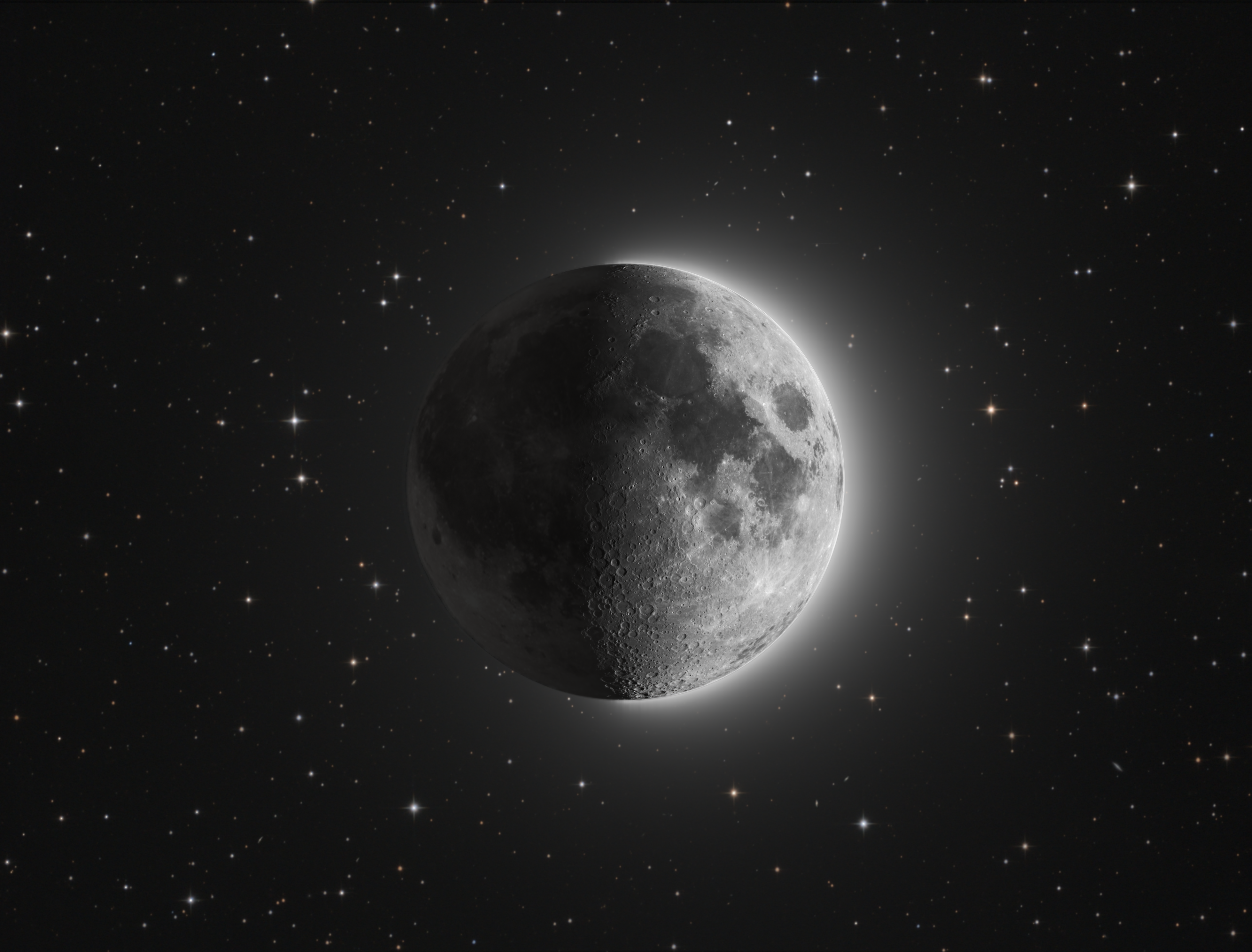 HDR moon composite