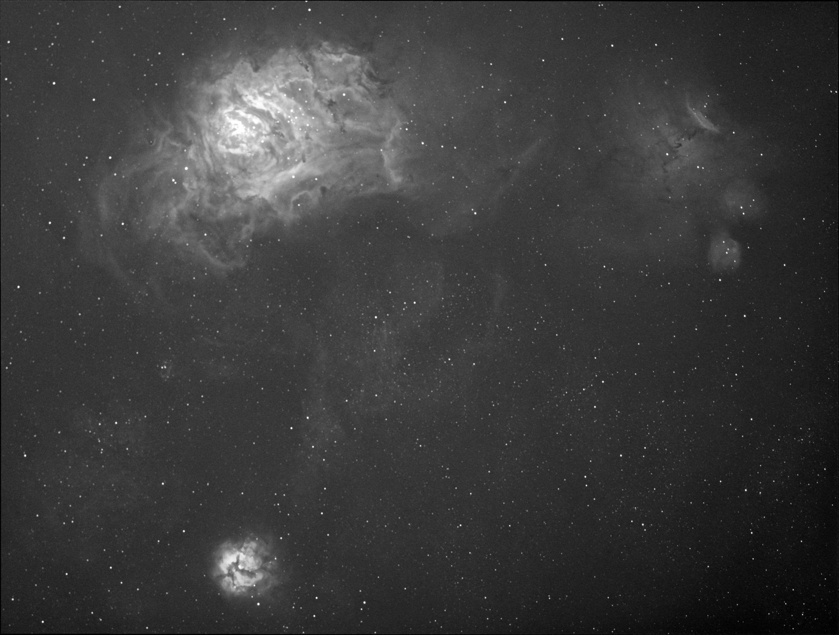 Herschel 36 & Trifidnebel Widefield " Version 2 "