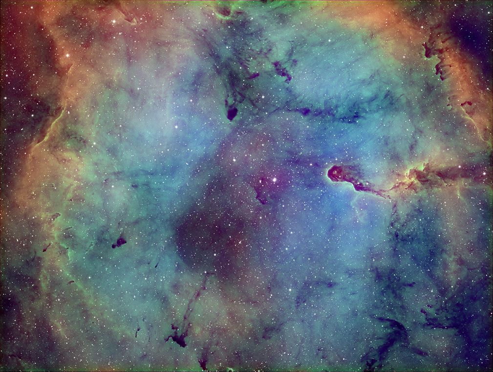 IC 1396  in Hubble Palette