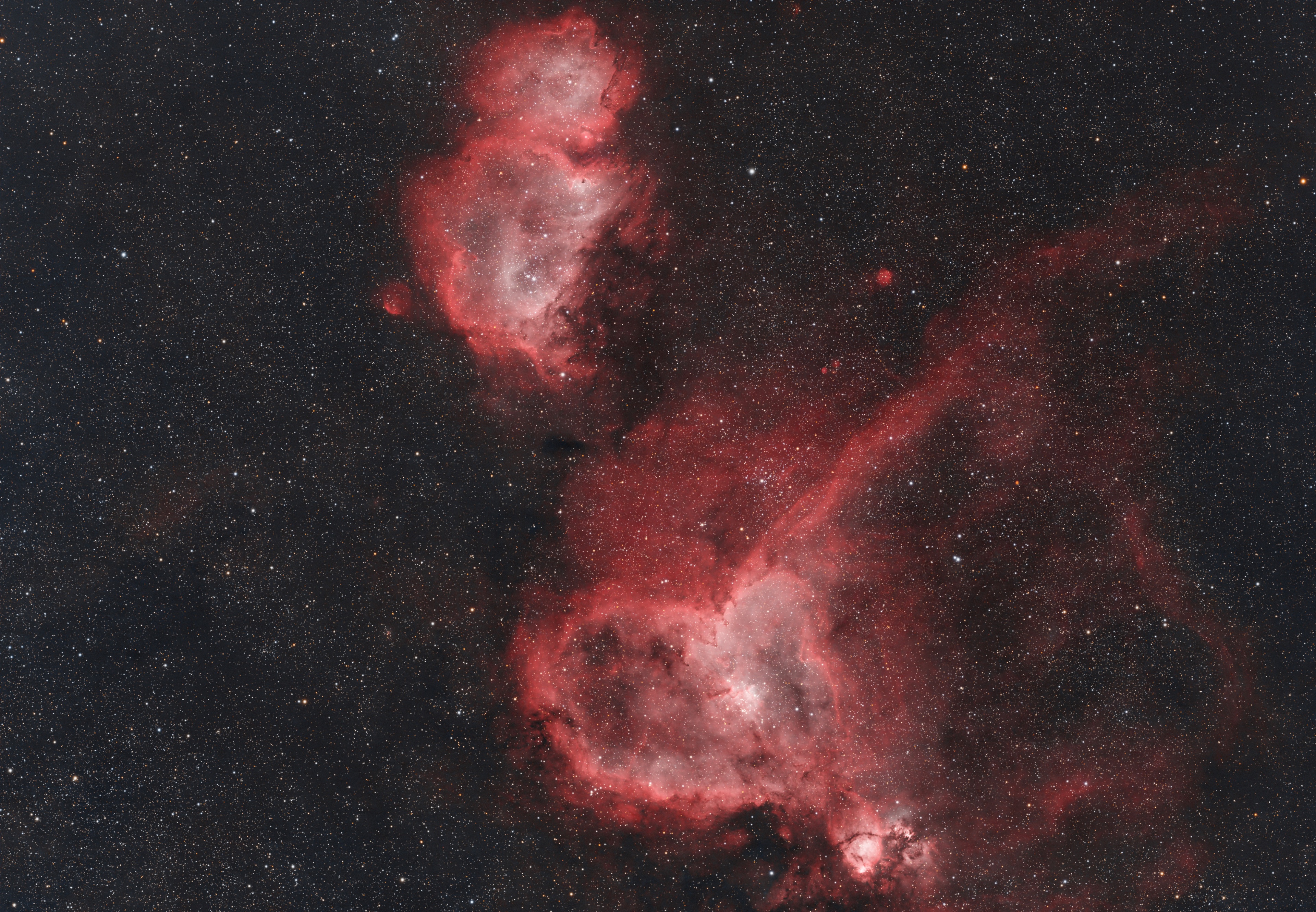 IC 1805 - Herznebel und IC 1848 - Seelennebel