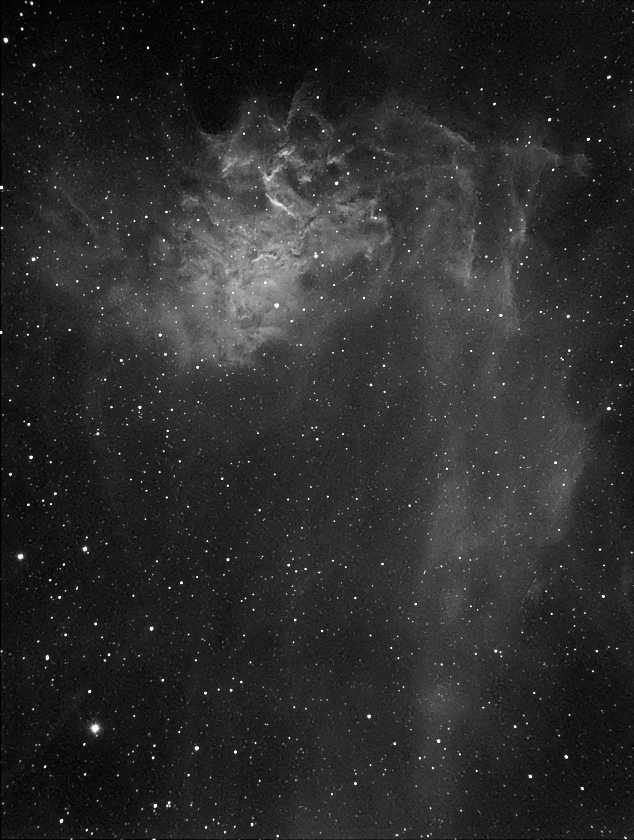 IC 405, Einzelaufnahme mit  ED80