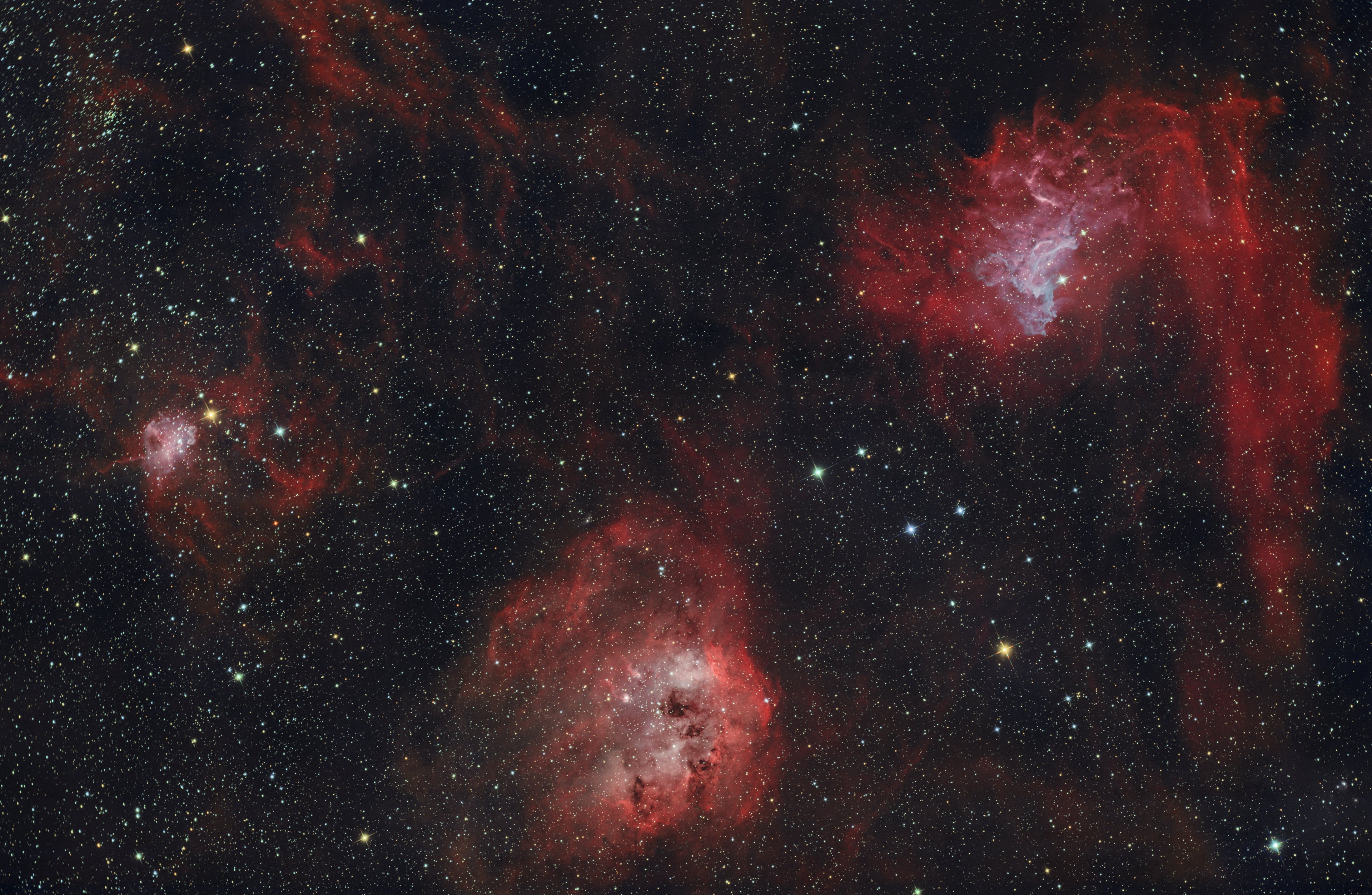 IC 405 & IC 410 - Flammennebel (Flaming Star Nebula)