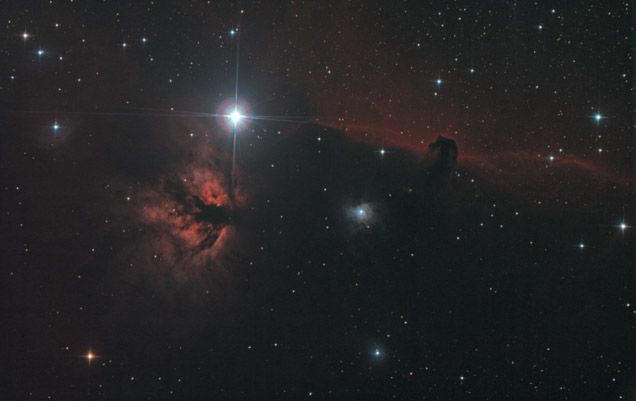 IC 434 - Pferdekopf- und Flammennebel - klassisch