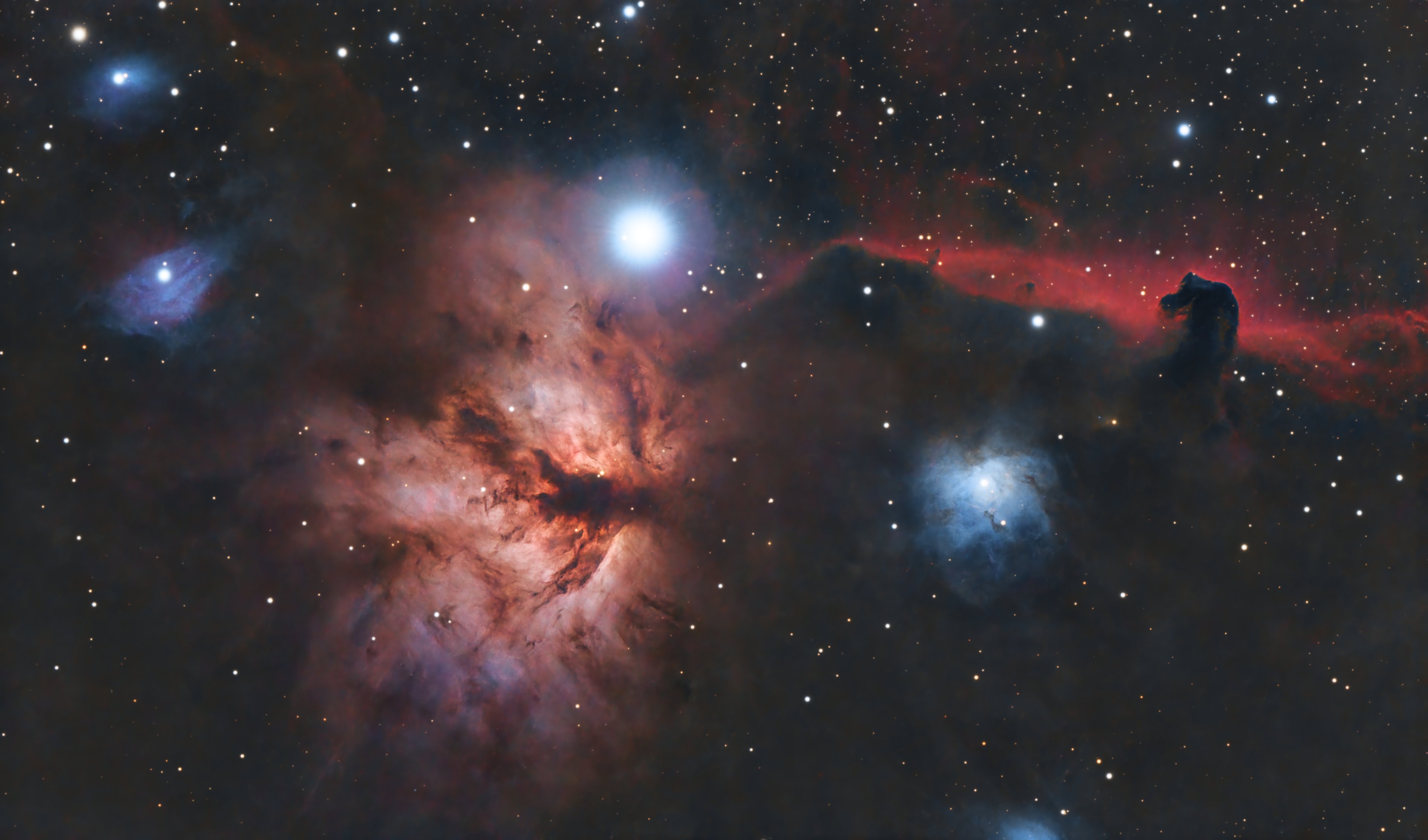 IC 434 Pferdekopfnebel Alnitak Flammennebel NGC2024