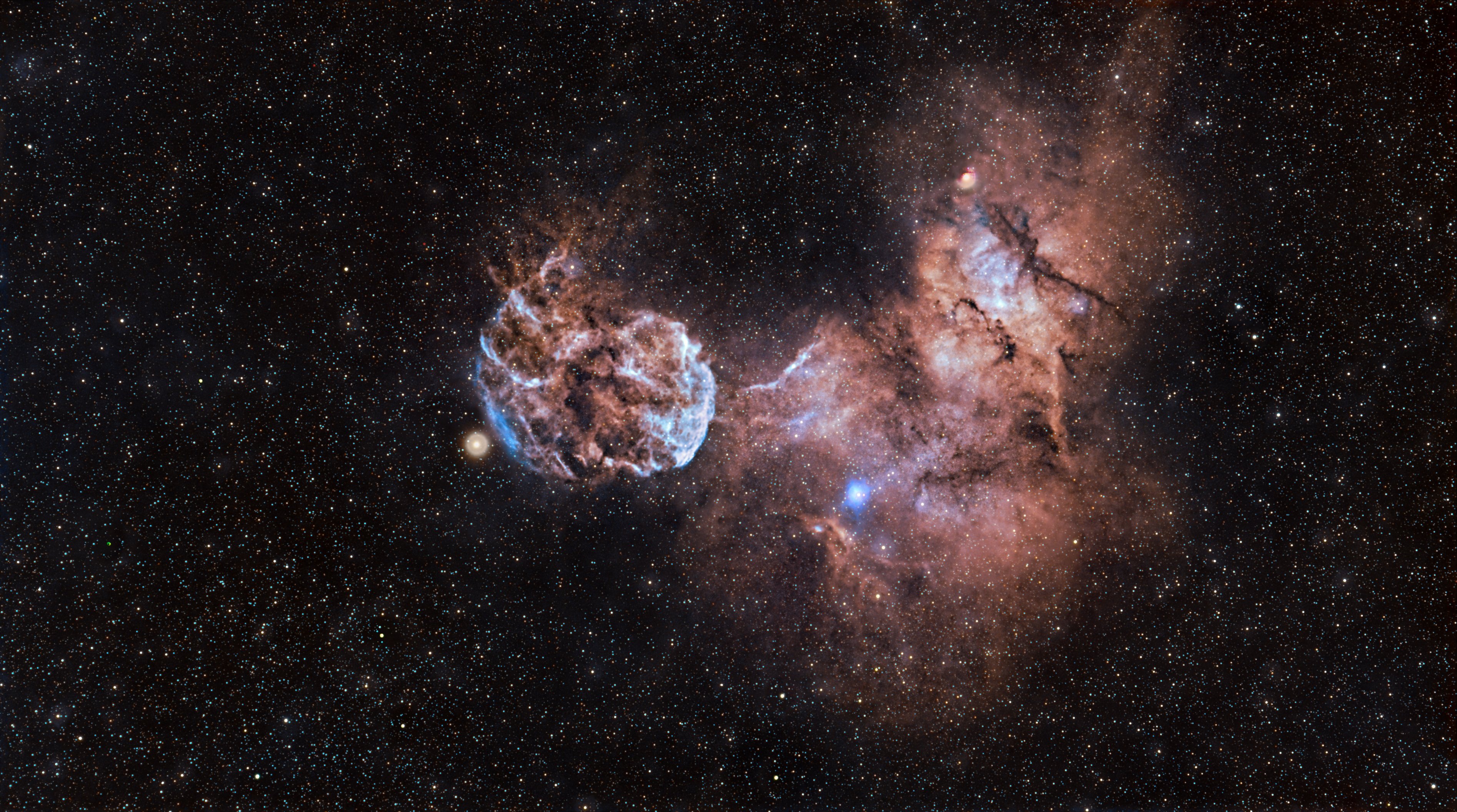 IC 443 + OIII
