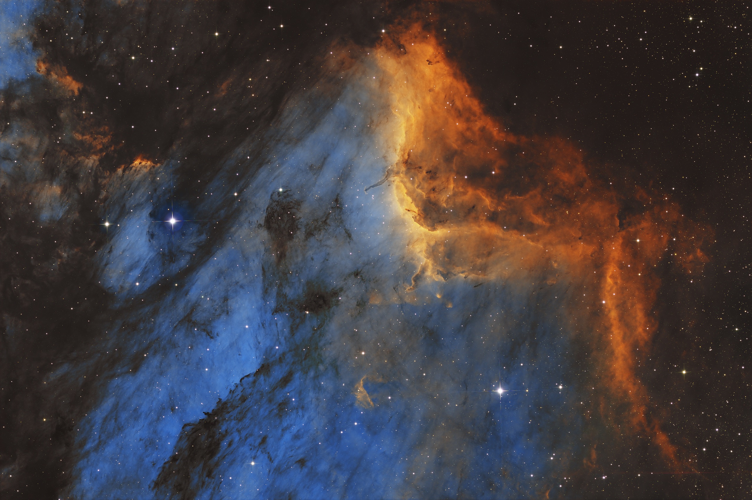 IC 5070, der Pelikannebel in SHO