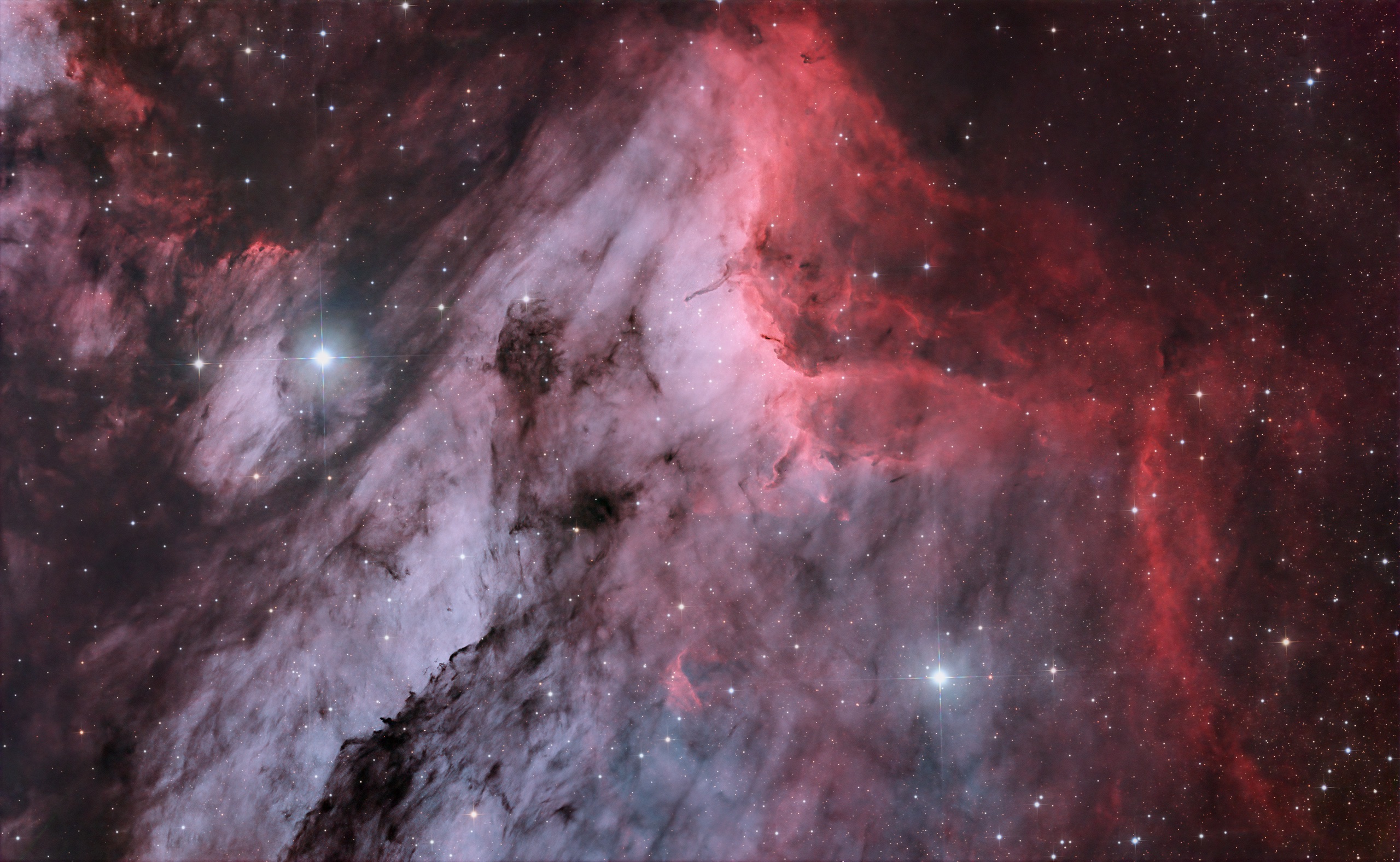 IC 5070, Pelikannebel in LRGBHaOIIISII