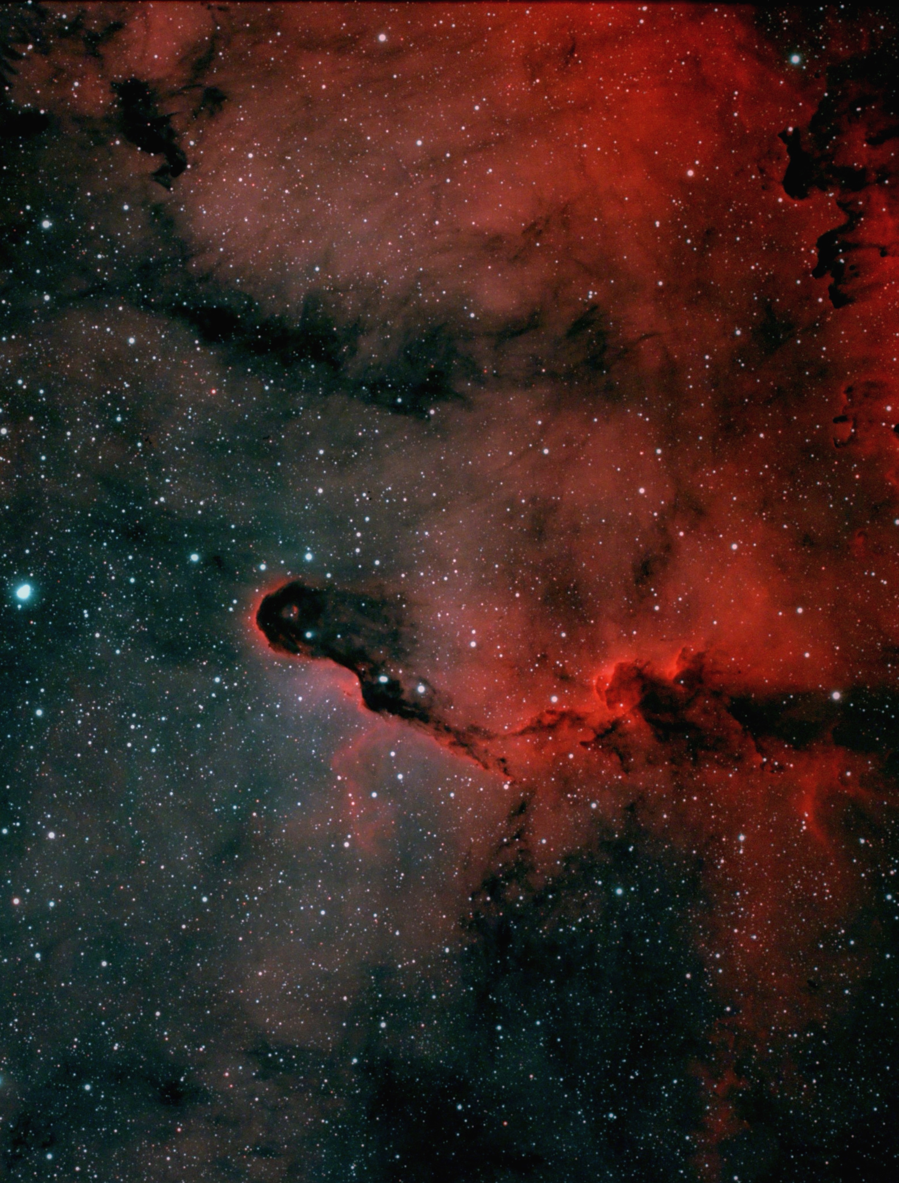 IC1396 mit Toa130 - erstes Astrofoto
