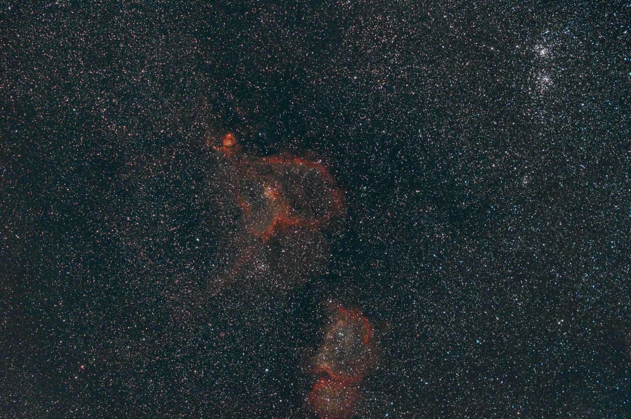 IC1805 und h&chi Persei Widefield