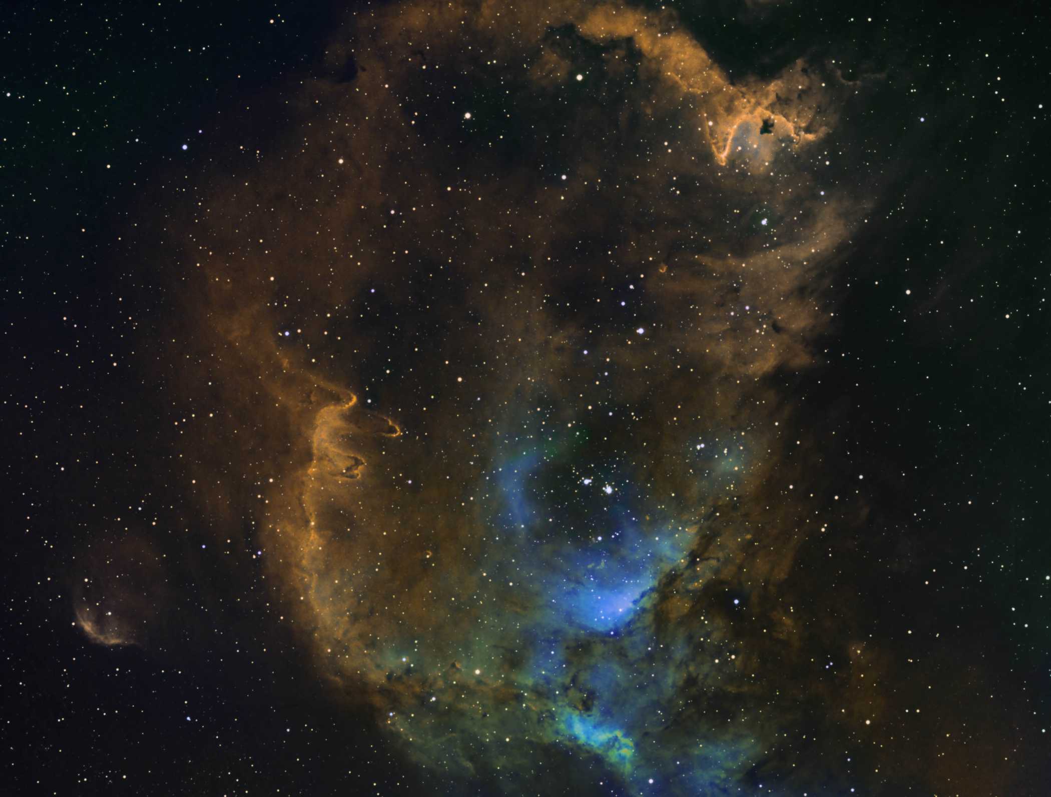 IC1848  Ha - Hb - OIII