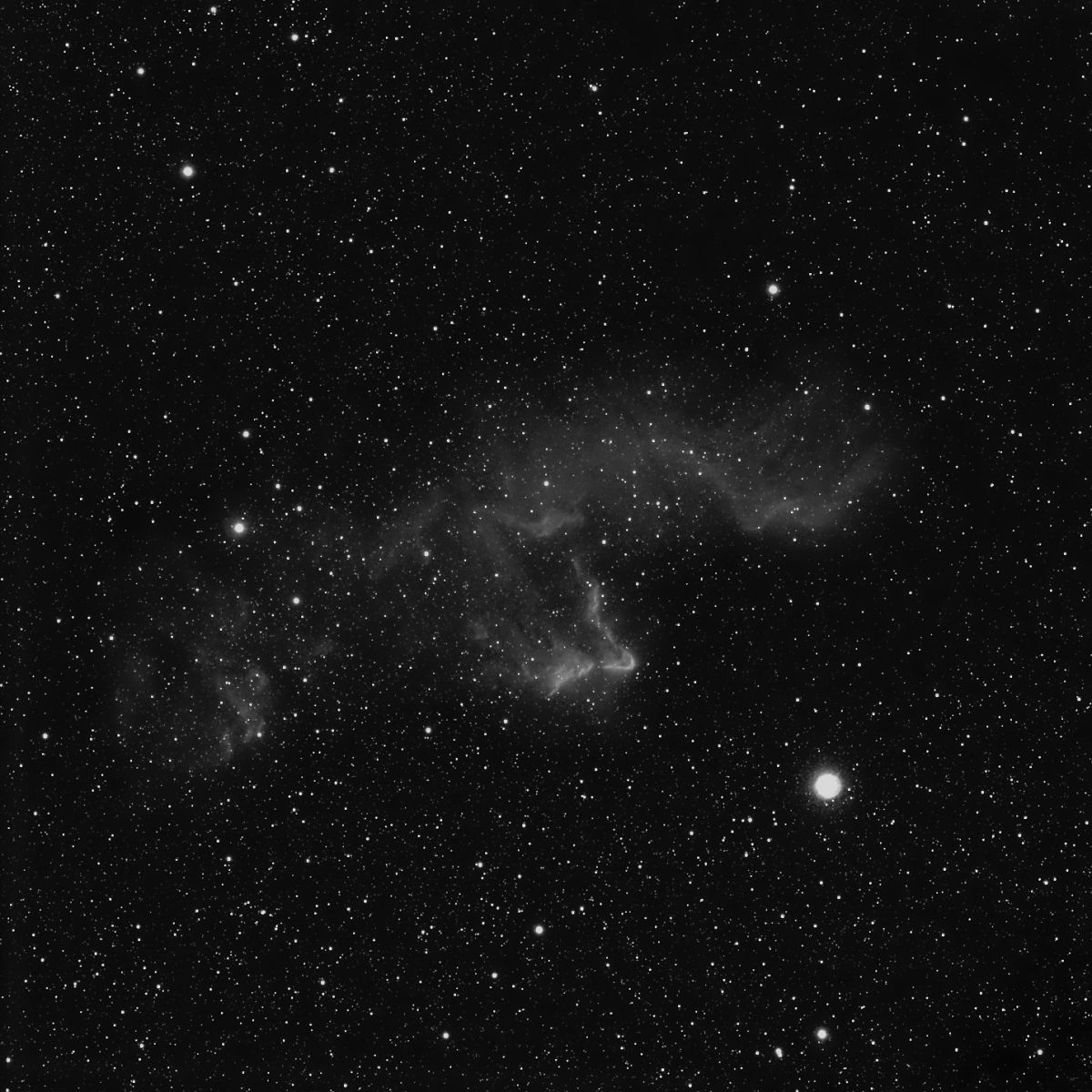 IC59 und IC63 in H-Alpha