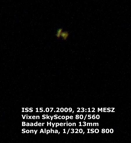 ISS, erster Versuch