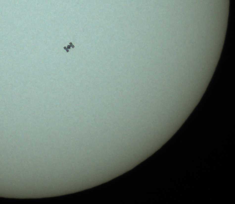ISS- Sonnentransit 01.07.2018