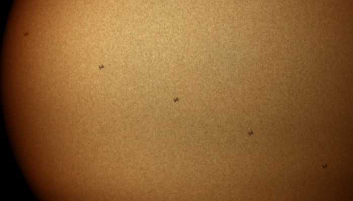 ISS Sonnentransit
