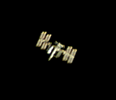 ISS - Überflug am 9.8.15