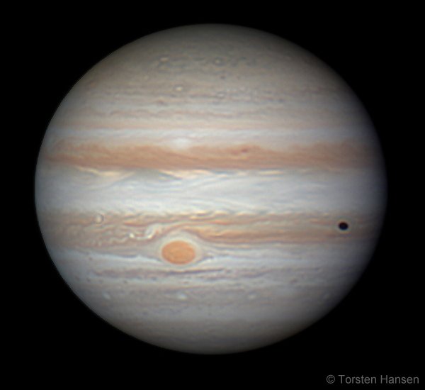 Jupiter 23.11.25 mit Europa und Europaschatten