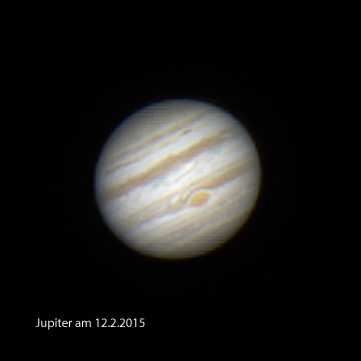 Jupiter am 12.2.2015