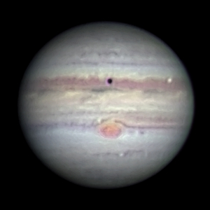 Jupiter am 22.07.19 mit GRF & Io Schattenwurf