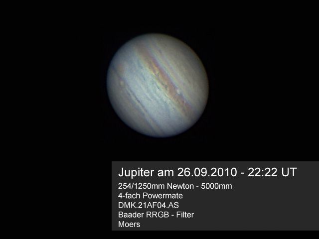 Jupiter an 26.09.2010