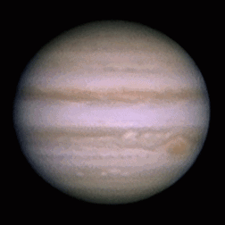 Jupiter-Animation - komplette  Umdrehung - 2014