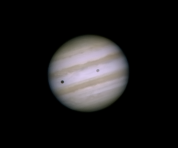 Jupiter + Ganymed am 23.02.15