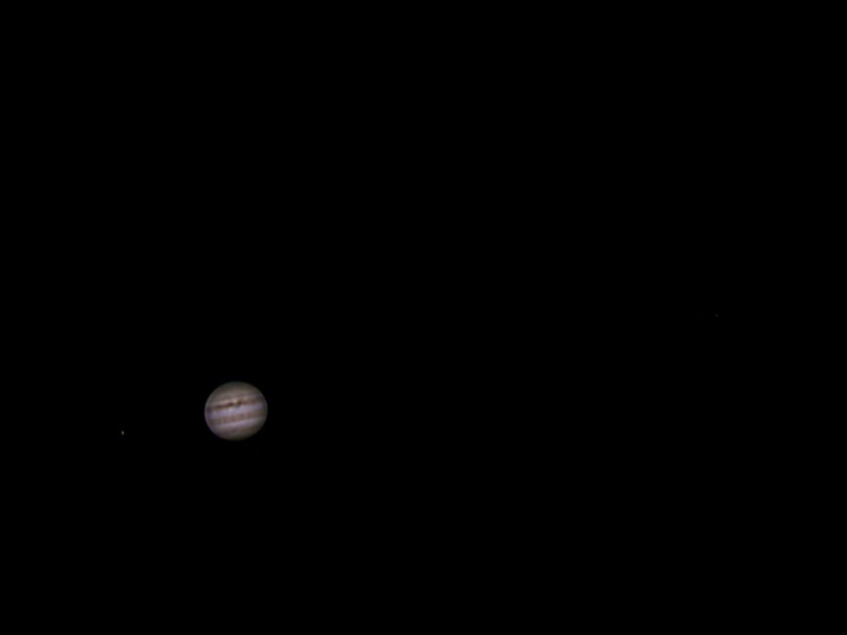 Jupiter mit 2 Monden (überarbeitet)