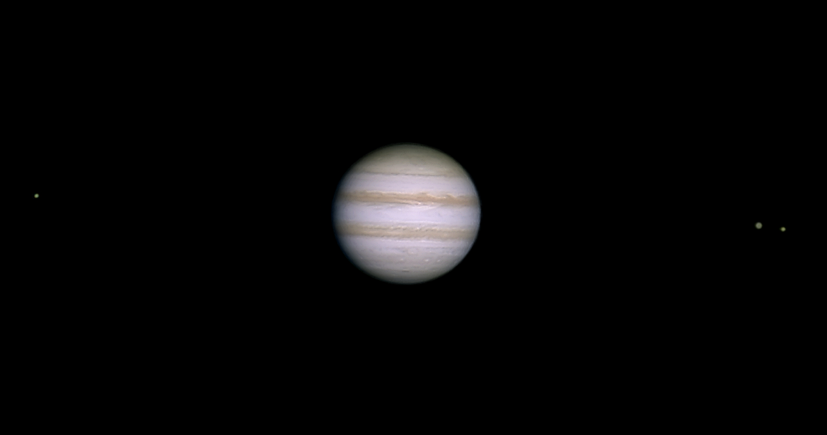 Jupiter mit 3 Monden - 03.04.15