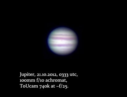 Jupiter mit 4" Achromat