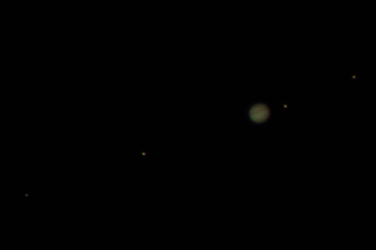 Jupiter mit 4 Monden