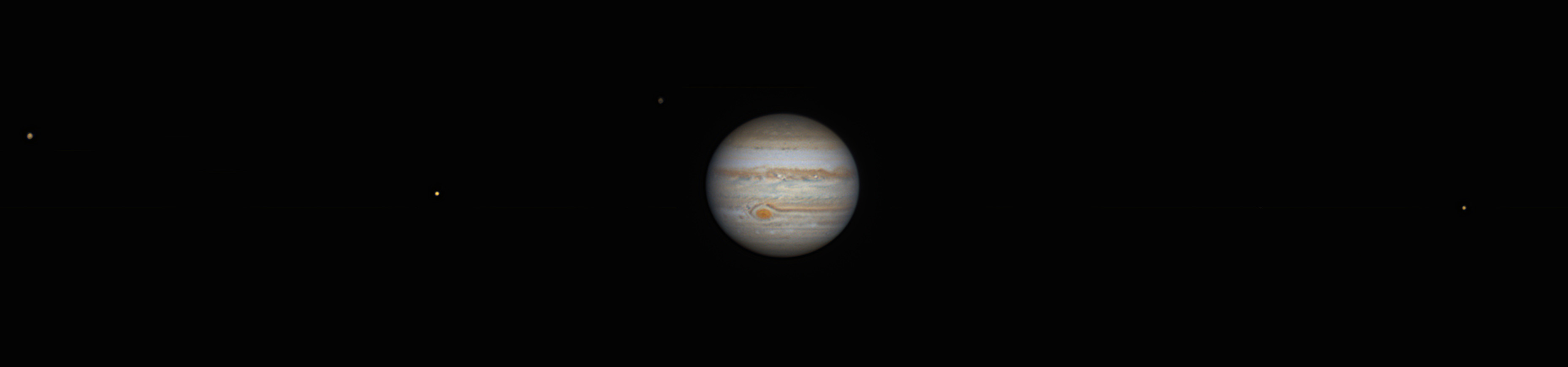 Jupiter mit den Galileischen Mond