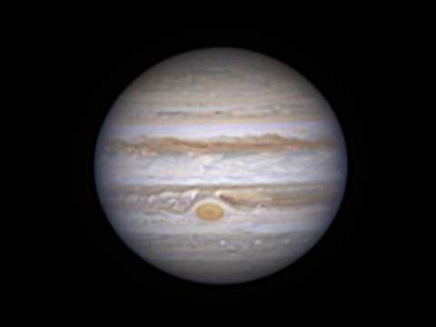 Jupiter mit GRF 08.01.2014 0.05 Uhr mit 8"