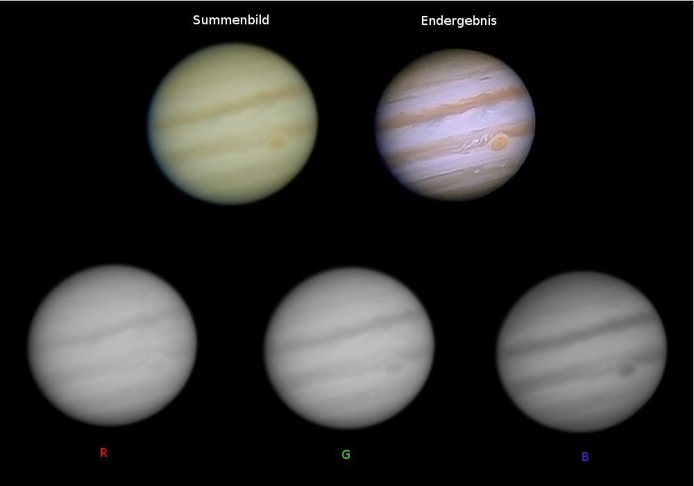 Jupiter mit GRF -  bestes Ergebnis