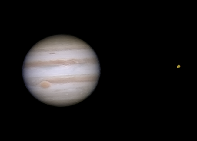 Jupiter & Mondbedeckung