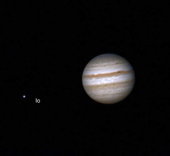 Jupiter und Io vom 12.07.2011 5Uhr