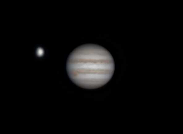 Jupiter und Merkur am 11.4.2016